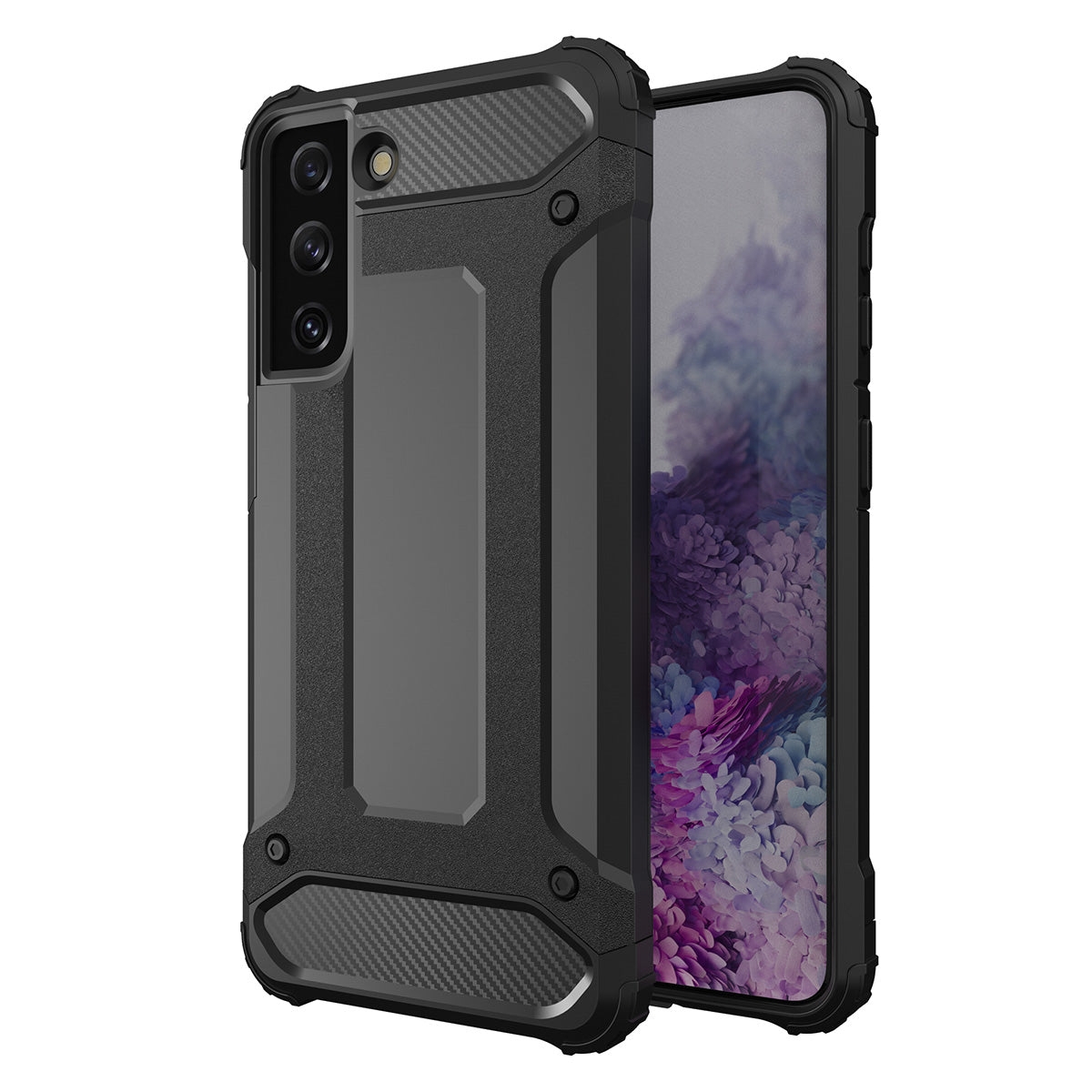 Hybrid Armor dėklas Samsung Galaxy S23+ – juodas