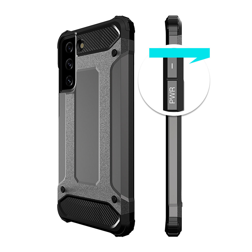 Hybrid Armor dėklas Samsung Galaxy S23+ – juodas