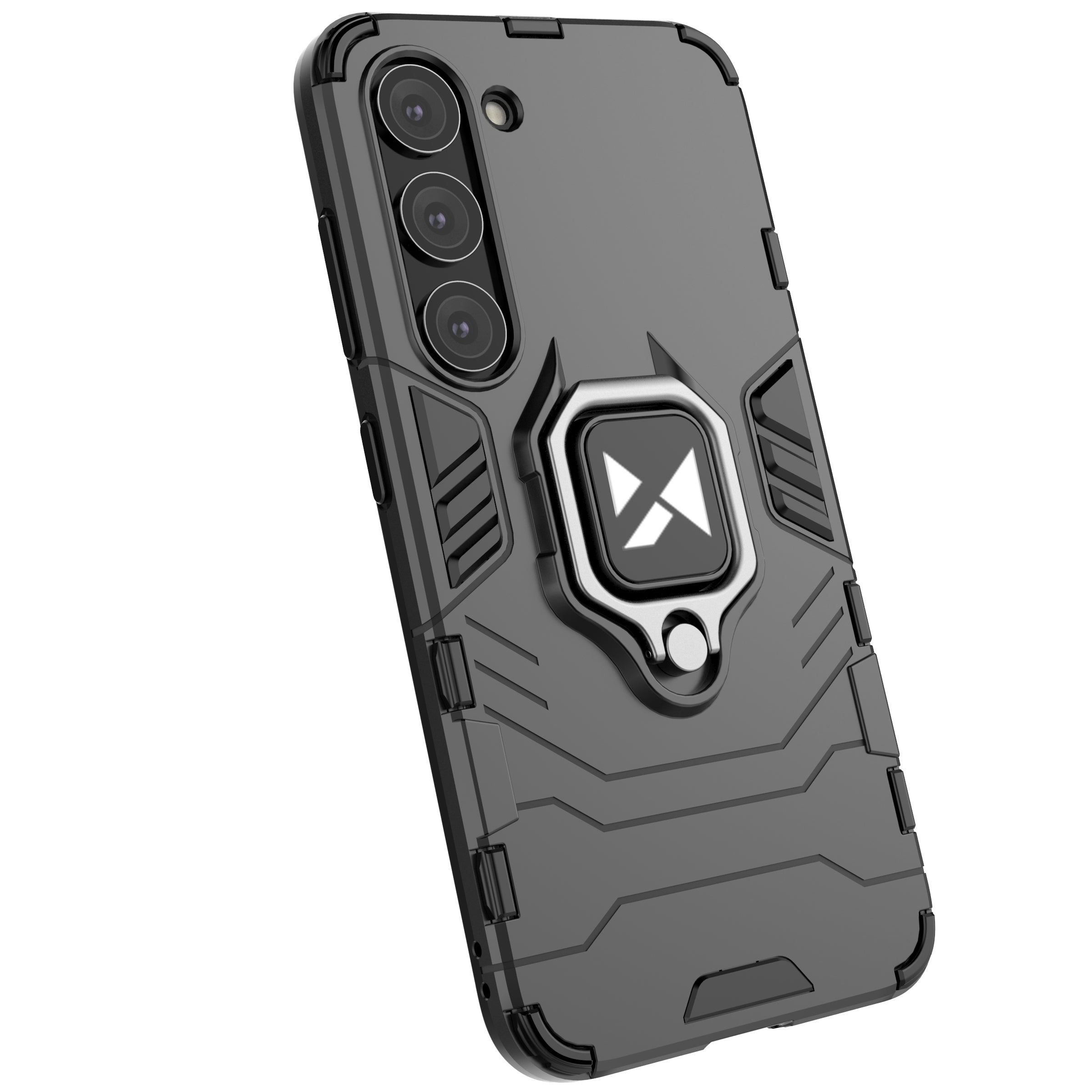 Wozinsky Ring Armor dėklas Samsung Galaxy S23+ – juodas