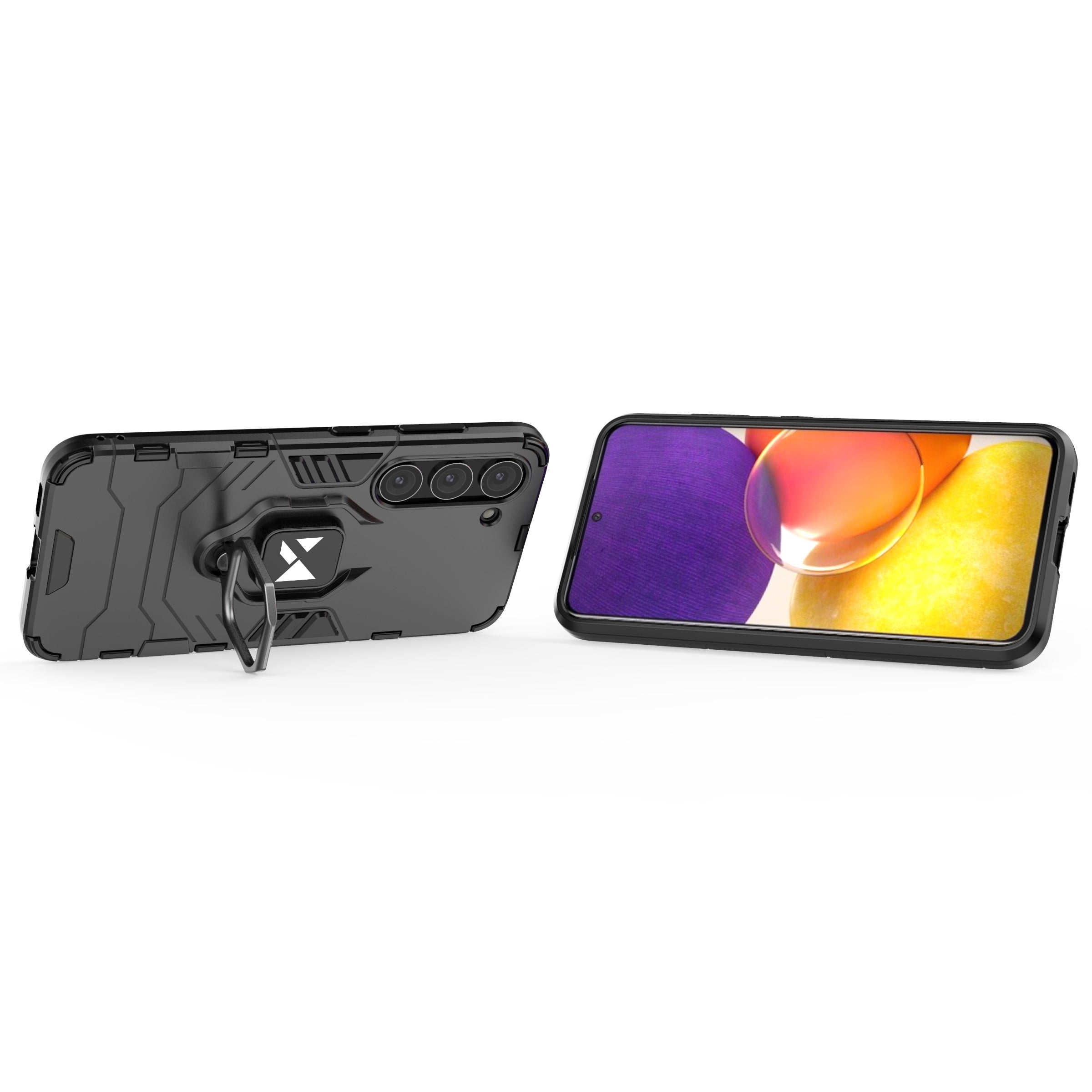 Wozinsky Ring Armor dėklas Samsung Galaxy S23+ – juodas