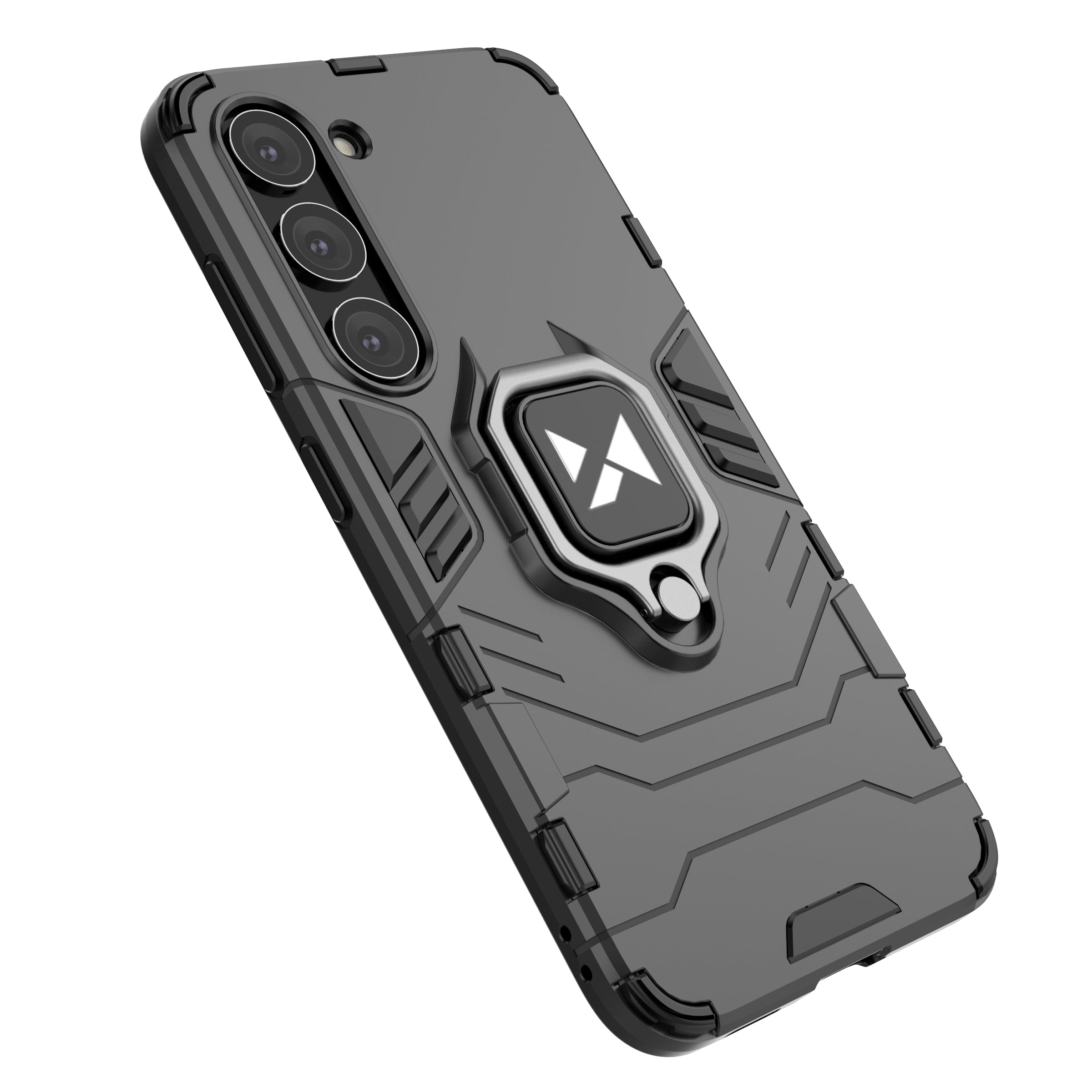Wozinsky Ring Armor dėklas Samsung Galaxy S23+ – juodas