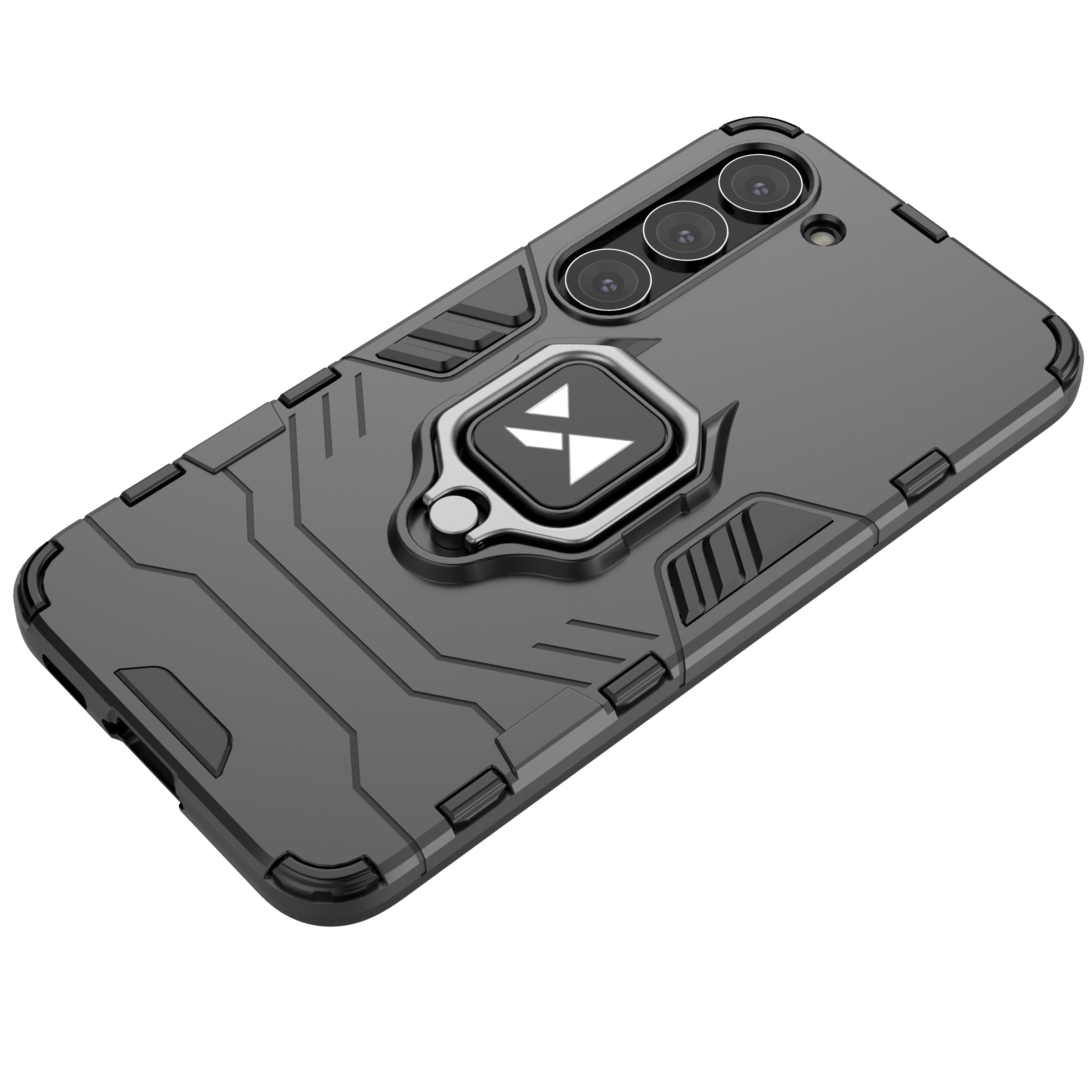 Wozinsky Ring Armor dėklas Samsung Galaxy S23+ – juodas