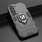 Wozinsky Ring Armor dėklas Galaxy S23 – juodas su žiedu