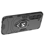 Wozinsky Ring Armor dėklas Galaxy S23 – juodas su žiedu