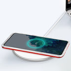 Skaidrus šarvuotas dėklas Samsung Galaxy S23 – raudonas