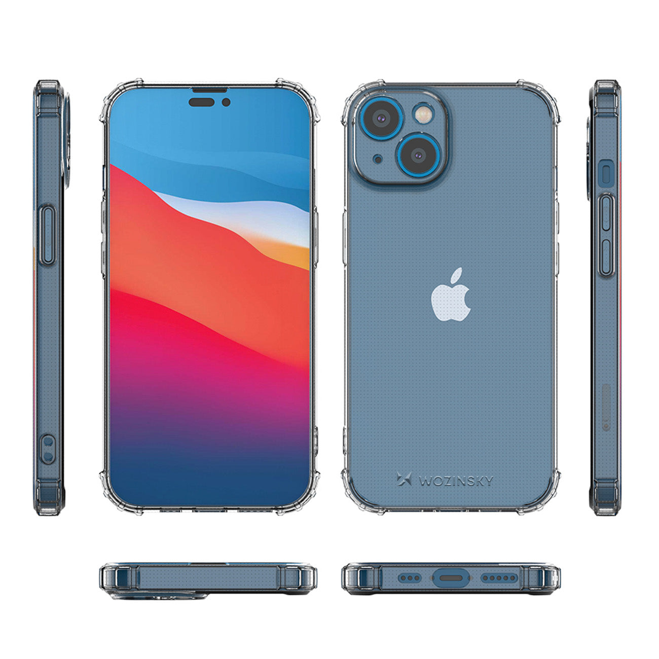 Wozinsky Anti Shock dėklas iPhone 14 Plus – skaidrus