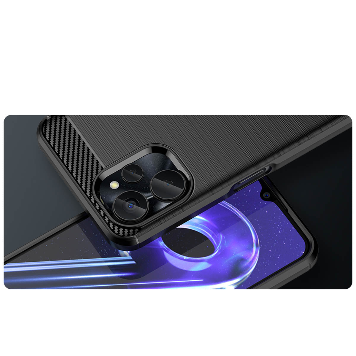 TPU dėklas Realme 10 5G / 9i 5G – juodas -- Realme 10