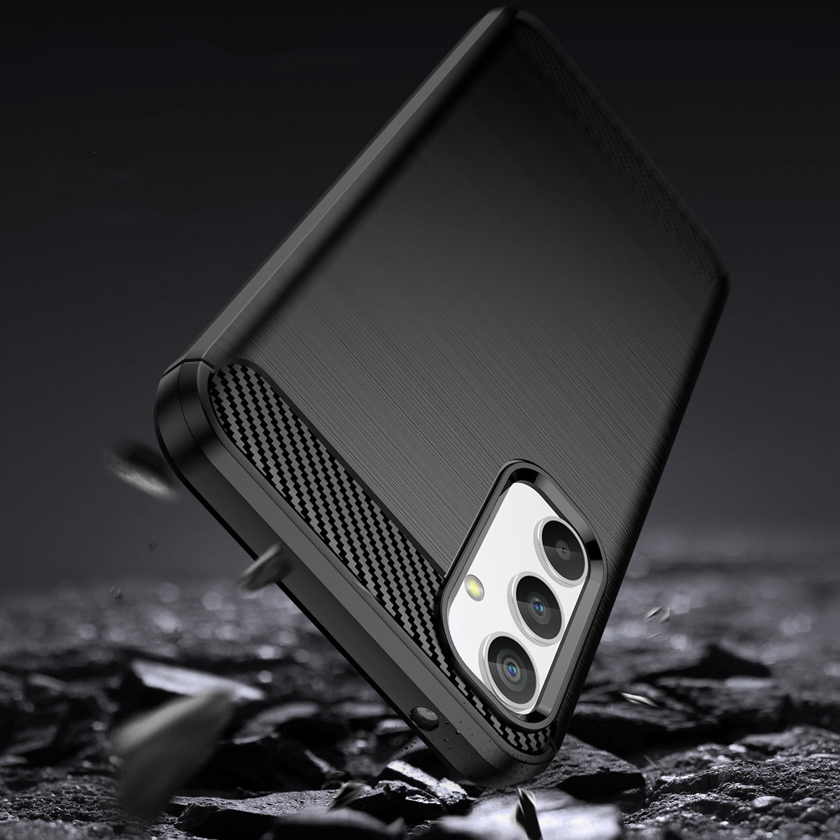 Anglies rašto TPU dėklas Realme 10 Pro – juodas -- Realme 10 Pro