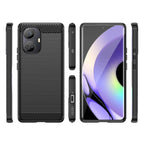 Anglies rašto TPU dėklas Realme 10 Pro+ – juodas -- Realme 10 Pro+
