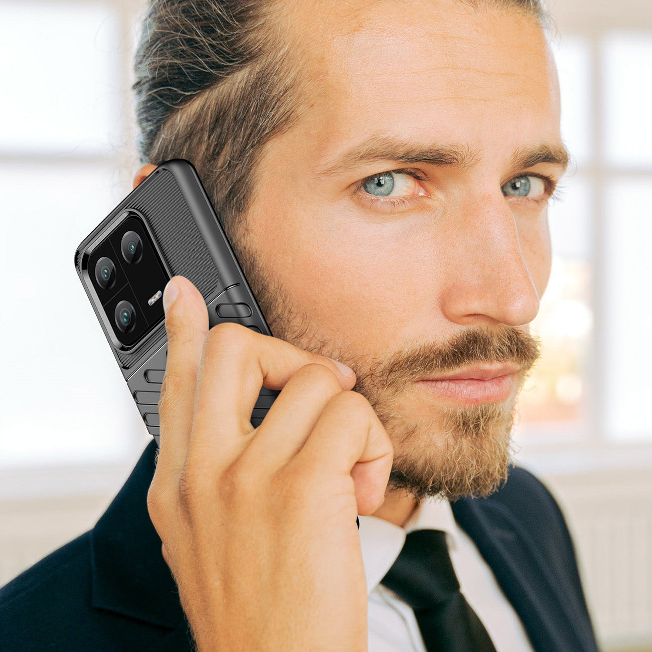 Thunder Case TPU dėklas Xiaomi 13 Pro – juodas -- Xiaomi 13 Pro