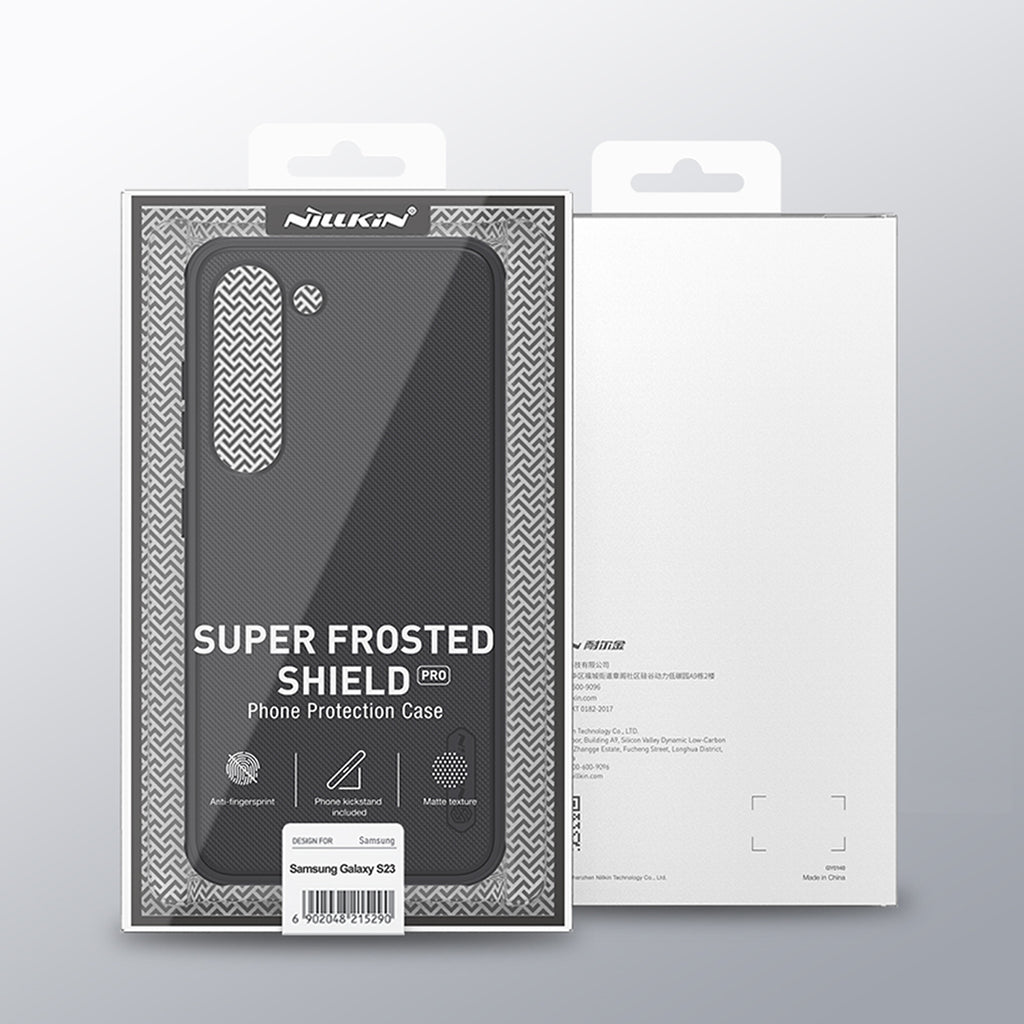 Nillkin Super Frosted Shield Pro dėklas S23+ – raudonas