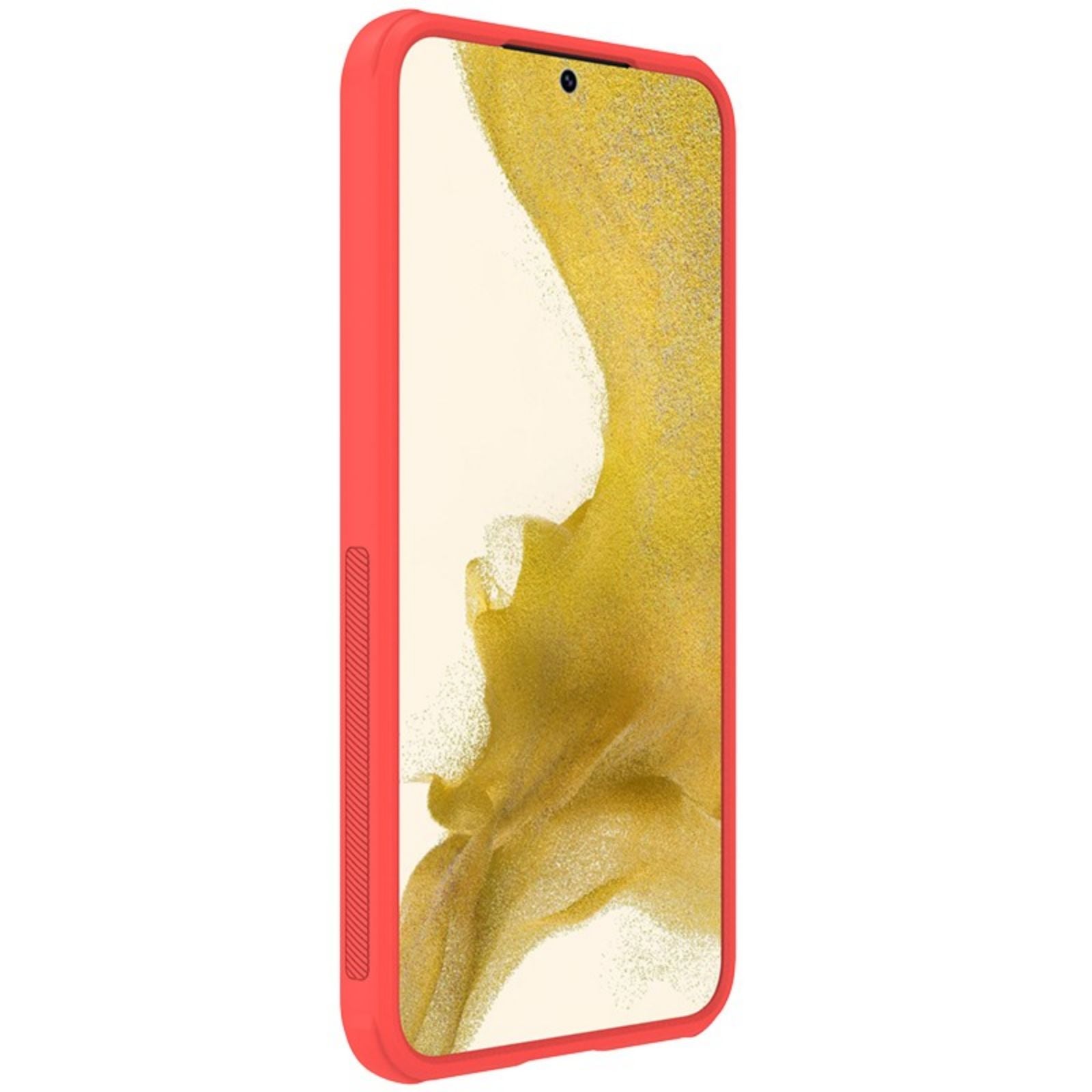Nillkin Super Frosted Shield Pro dėklas S23+ – raudonas