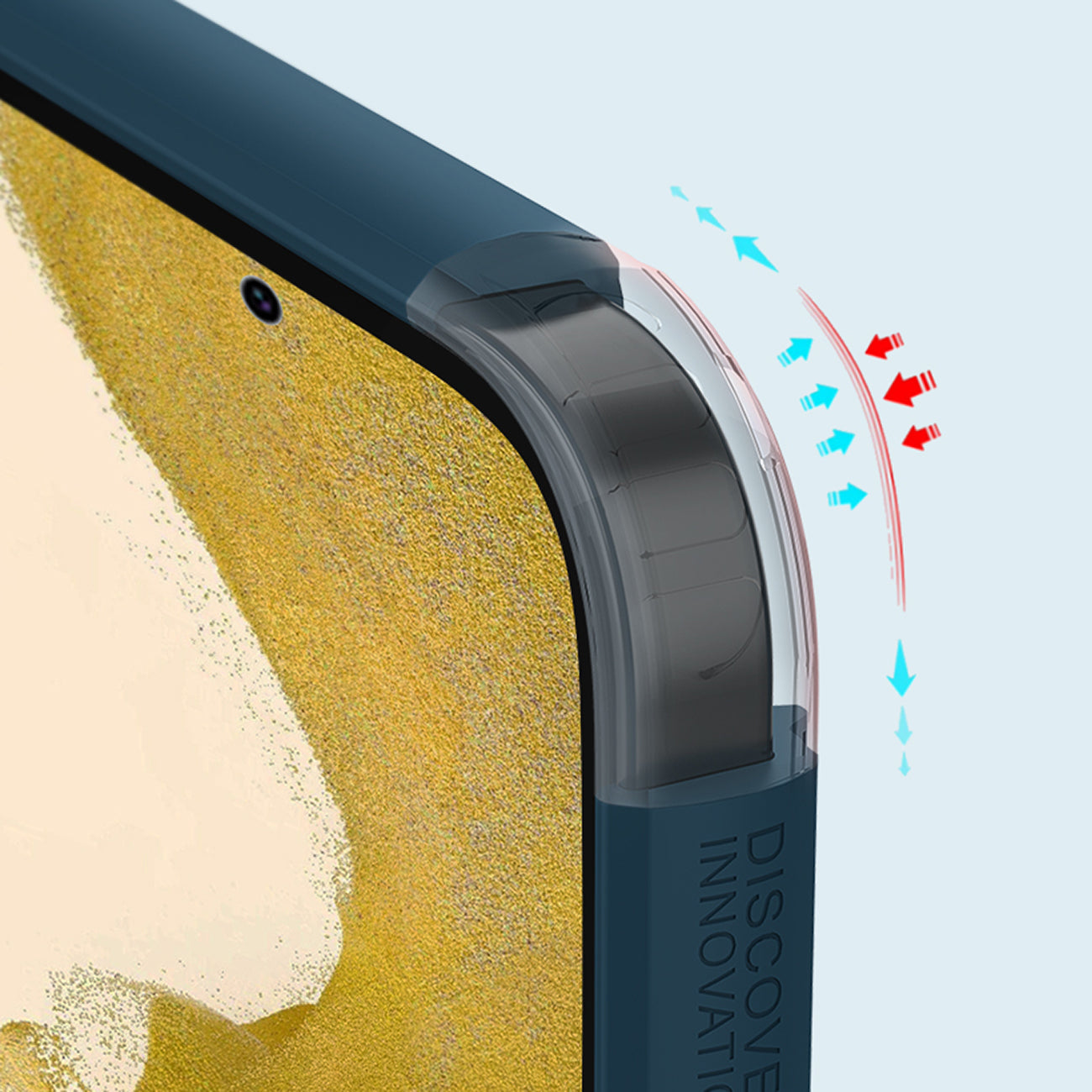 Nillkin Super Frosted Shield Pro dėklas S23+ – raudonas