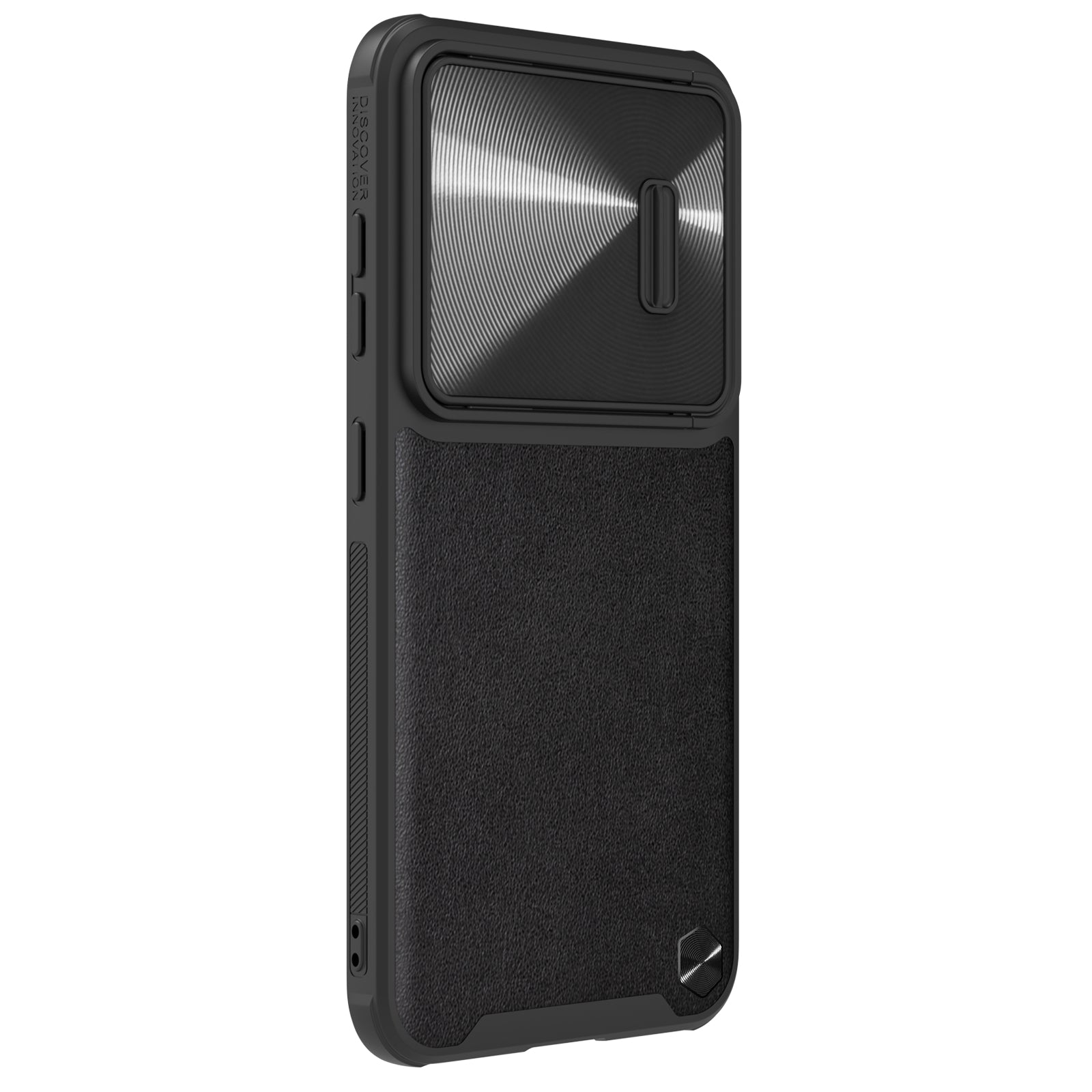 Nillkin CamShield Leather S dėklas Galaxy S23+ – juodas