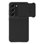Nillkin dėklas Samsung Galaxy S23 su kameros dangteliu – juodas