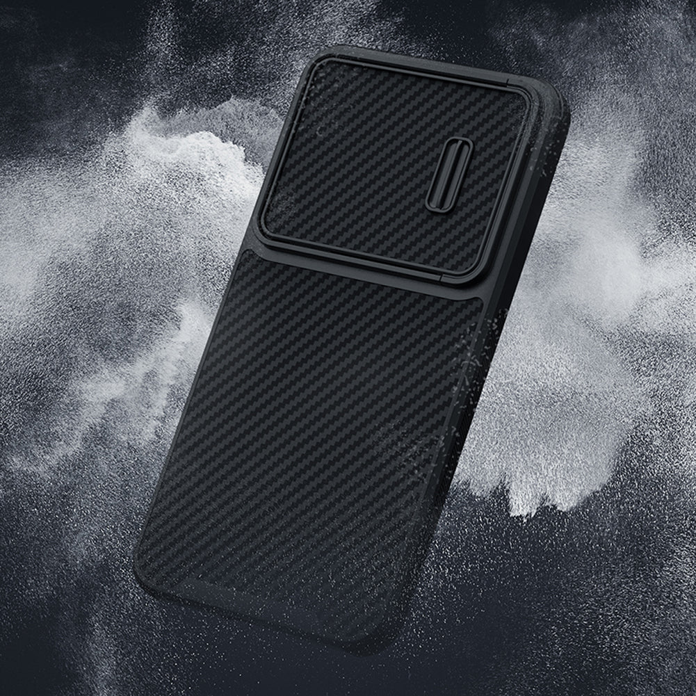 Nillkin Synthetic Fiber S dėklas Galaxy S23+ – juodas