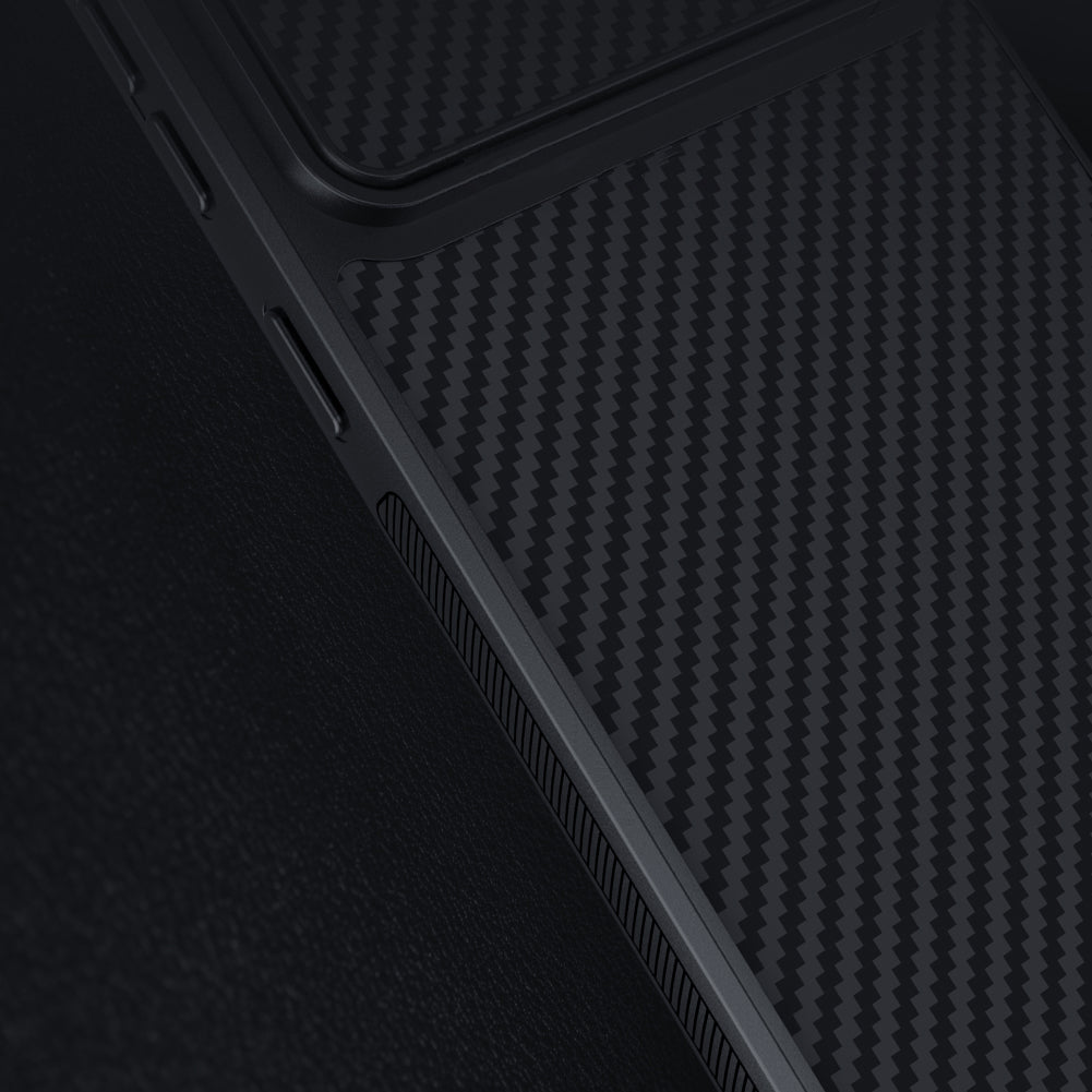 Nillkin Synthetic Fiber S dėklas Galaxy S23+ – juodas