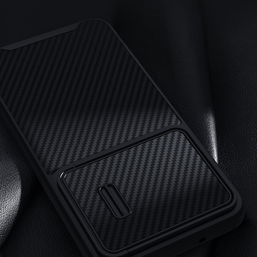 Nillkin Synthetic Fiber S dėklas Galaxy S23+ – juodas