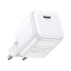 Ugreen Nexode mini CD318 15324 GaN 20W USB-C PD 3.0 / QC 4.0 tinklo įkroviklis - baltas -- Cell phone chargers