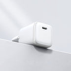 Ugreen Nexode mini CD318 15324 GaN 20W USB-C PD 3.0 / QC 4.0 tinklo įkroviklis - baltas -- Cell phone chargers