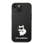 Karl Lagerfeld MagSafe dėklas iPhone 14 Plus – juodas