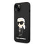 Karl Lagerfeld silikoninis MagSafe dėklas iPhone 14 Plus – juodas