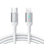 Joyroom Extraordinary Series A10 Laidas Lightning / USB-C PD 20W 1.2 m - baltas
