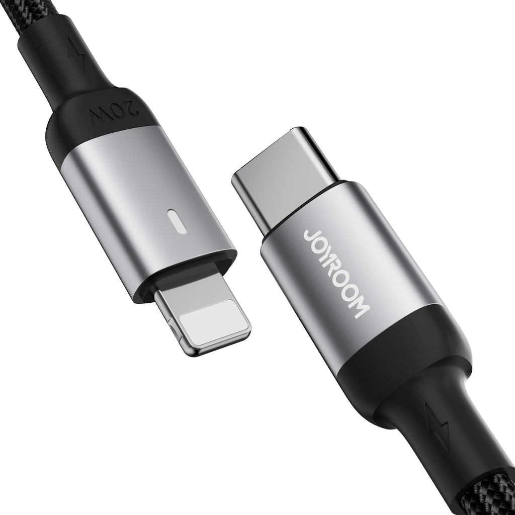 Joyroom Extraordinary Series A10 Laidas Lightning / USB-C PD 20W 1.2 m - juodas