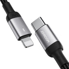 Joyroom Extraordinary Series A10 Laidas Lightning / USB-C PD 20W 1.2 m - juodas