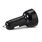 Joyroom Automobilinis įkroviklis 70W su 3 jungtimis: USB, 2 x USB C, juodas (JR-CL26)