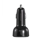 Joyroom Automobilinis įkroviklis 70W su 3 jungtimis: USB, 2 x USB C, juodas (JR-CL26)