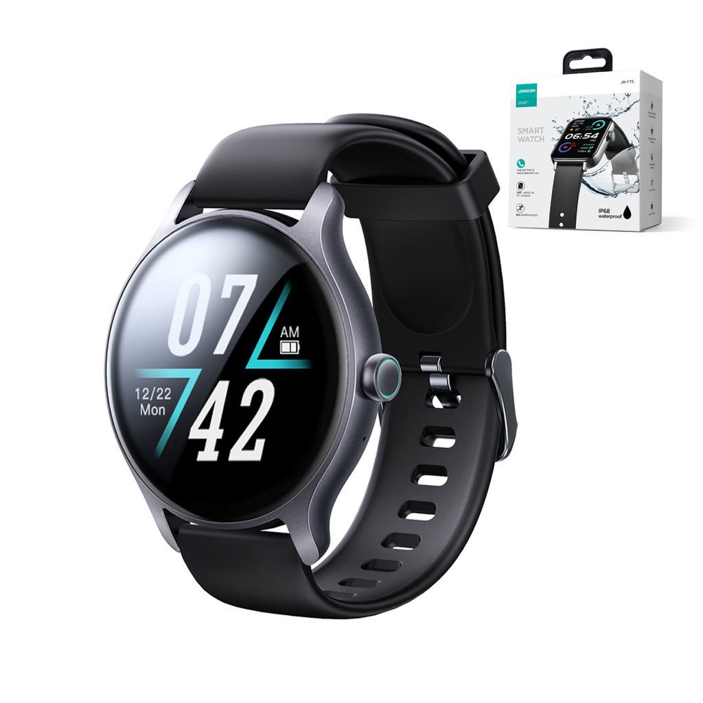 Joyroom Classic Series JR-FC1 išmanusis laikrodis su skambučių atsakymo funkcija / IP68 apsauga - pilkas -- Watch Straps