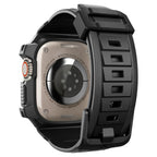 Spigen Rugged Armor Pro dirželis Apple Watch Ultra 49 mm – juodas