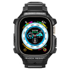 Spigen Rugged Armor Pro dirželis Apple Watch Ultra 49 mm – juodas