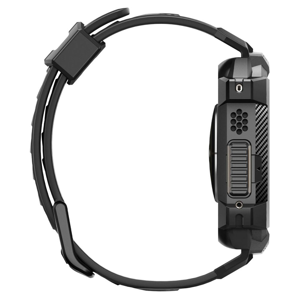 Spigen Rugged Armor Pro dirželis Apple Watch Ultra 49 mm – juodas