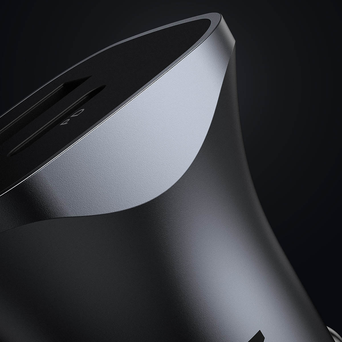 Ugreen CD130 USB-A / USB-C 30W automobilinis įkroviklis - pilkas -- Cell phone chargers