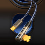 Joyroom Gaming Cable S-CC100A6 Laidas USB-C (kampinis) / USB-C (tiesus) 100W 1.2m - juodas