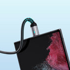 Joyroom Extraordinary Series A10 Laidas USB-A / USB-C 3A 1.2 m - juodas
