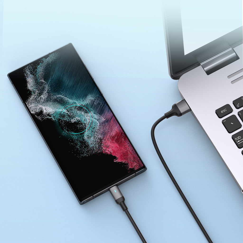 Joyroom Extraordinary Series A10 Laidas USB-A / USB-C 3A 1.2 m - juodas