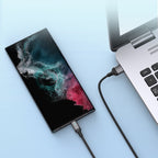 Joyroom Extraordinary Series A10 Laidas USB-A / USB-C 3A 1.2 m - juodas