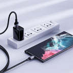 Joyroom Extraordinary Series A10 Laidas USB-A / USB-C 3A 1.2 m - juodas