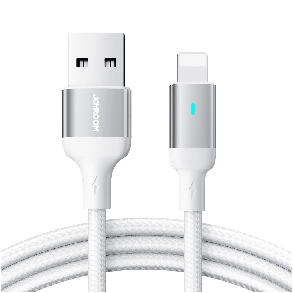 Joyroom Extraordinary Series A10 USB-A / Lightning 2.4A laidas 1.2 m - baltas
