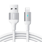 Joyroom Extraordinary Series A10 USB-A / Lightning 2.4A laidas 1.2 m - baltas