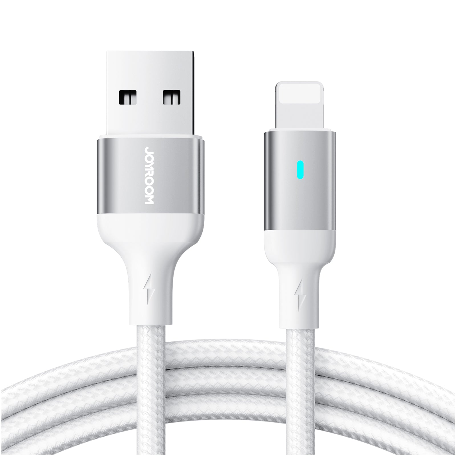 Joyroom Extraordinary Series A10 USB-A / Lightning 2.4A laidas 1.2 m - baltas