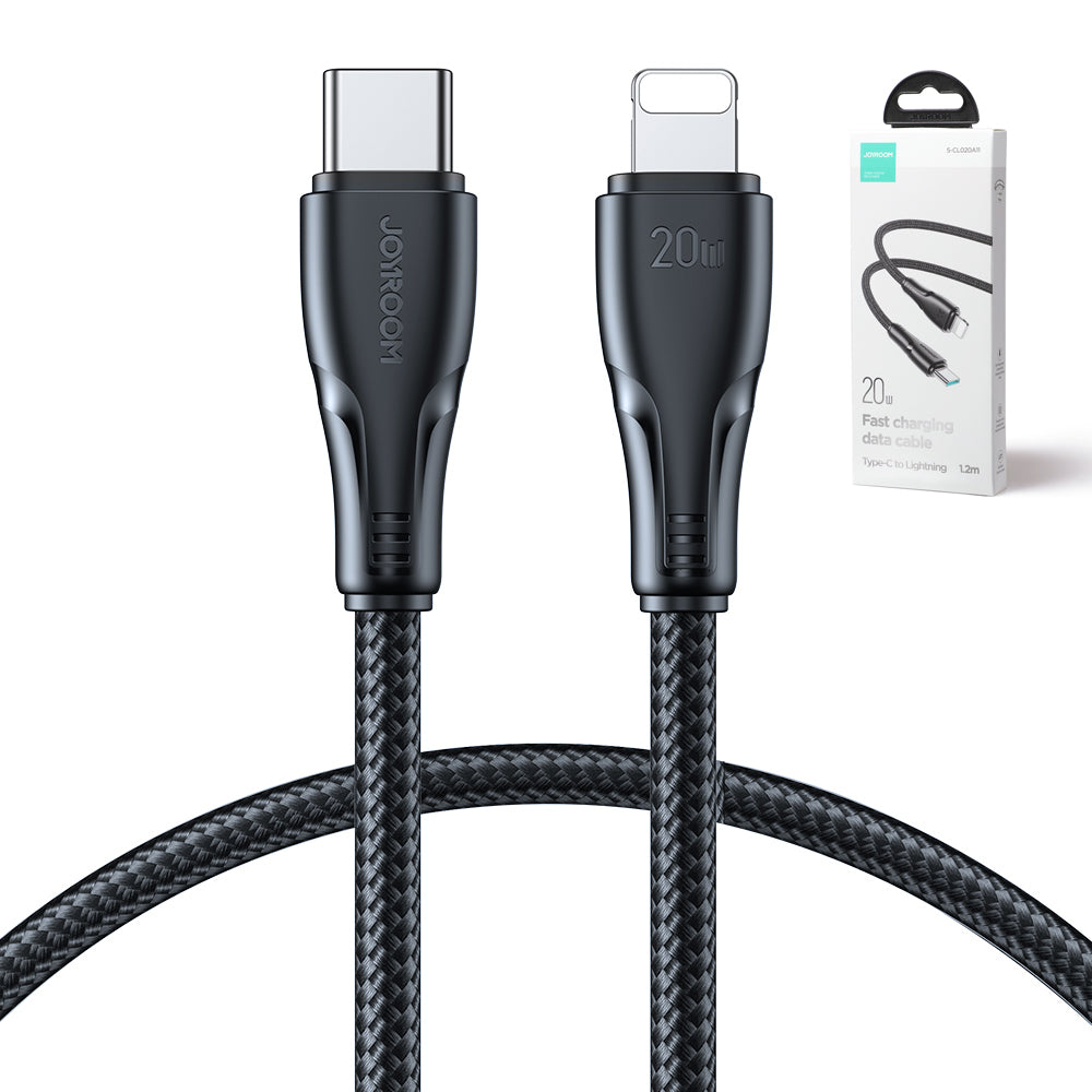 Joyroom Surpass Series A11 Lightning / USB-C 20W laidas 1.2 m - juodas