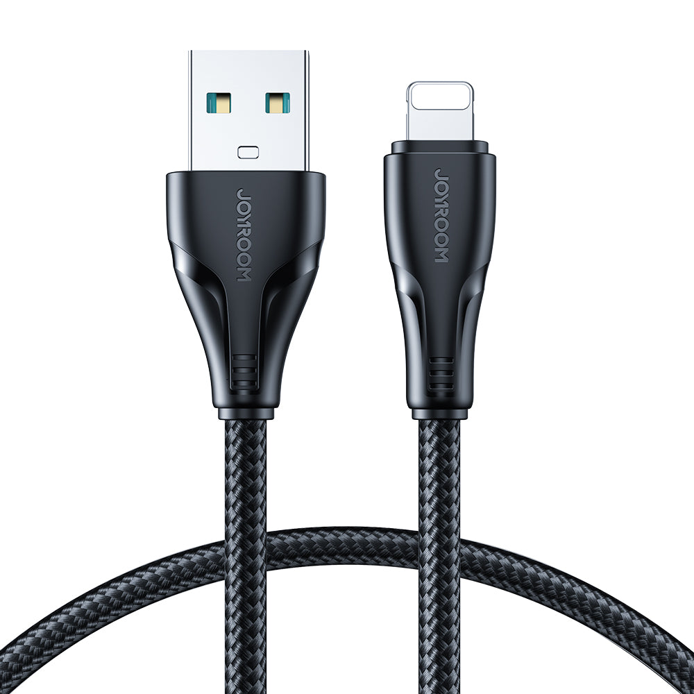 Joyroom Surpass Series A11 USB-A / Lightning 2.4A laidas 1.2 m - juodas