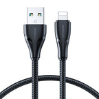 Joyroom Surpass Series A11 USB-A / Lightning 2.4A laidas 1.2 m - juodas