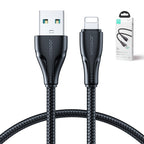 Joyroom Surpass Series A11 USB-A / Lightning 2.4A laidas 1.2 m - juodas