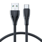 Joyroom Surpass Series A11 USB-A / USB-C 3A laidas 1.2 m - juodas
