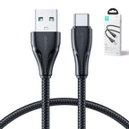 Joyroom Surpass Series A11 USB-A / USB-C 3A laidas 1.2 m - juodas